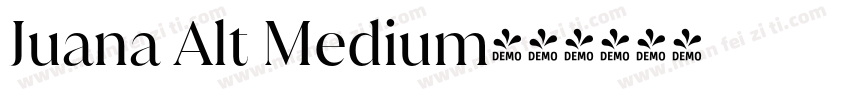 Juana Alt Medium字体转换